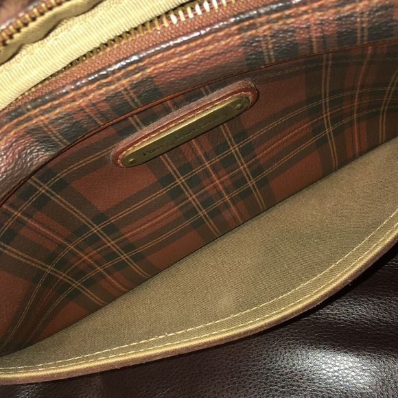 RALPH LAUREN Black Watch Tartan Plaid Crossbody Messenger Bag - Picture 15 of 17